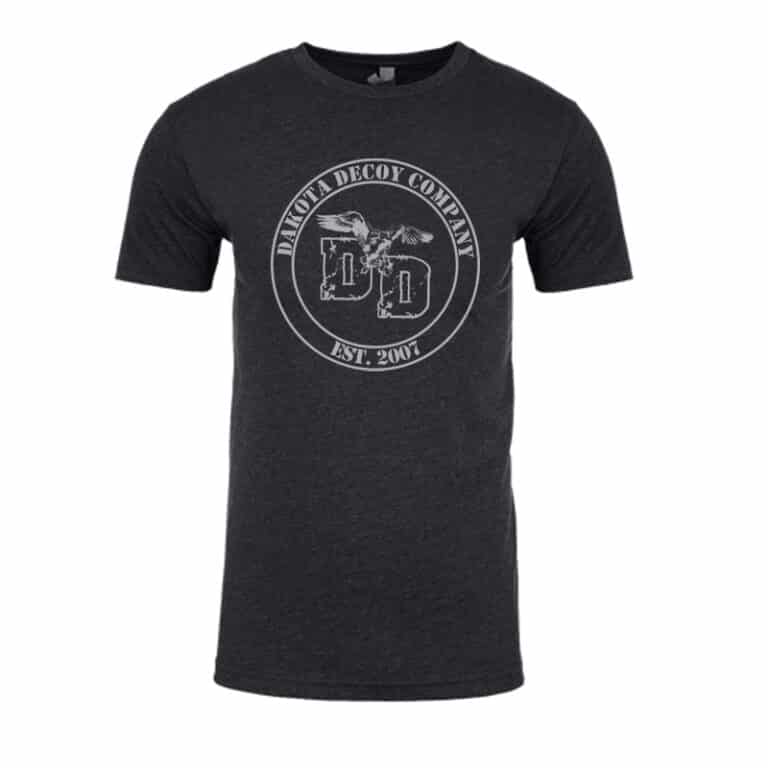 DD CIRCLE LOGO CHARCOAL SHORT SLEEVE TSHIRT